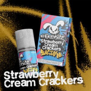 HOOKLA SALT 30ml - STRAWBERRY CREAM CRACKERS