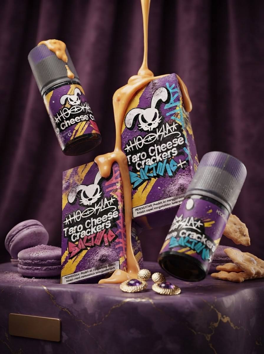 Liquid HOOKLA SALT - TARO CHEESE CRACKERS 30ml