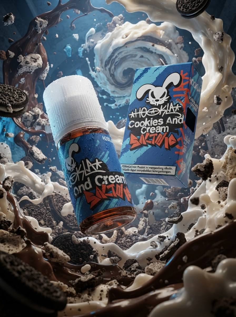 HOOKLA SALTNIC COOKIES & CREAM 30ml CUKAI 2026
